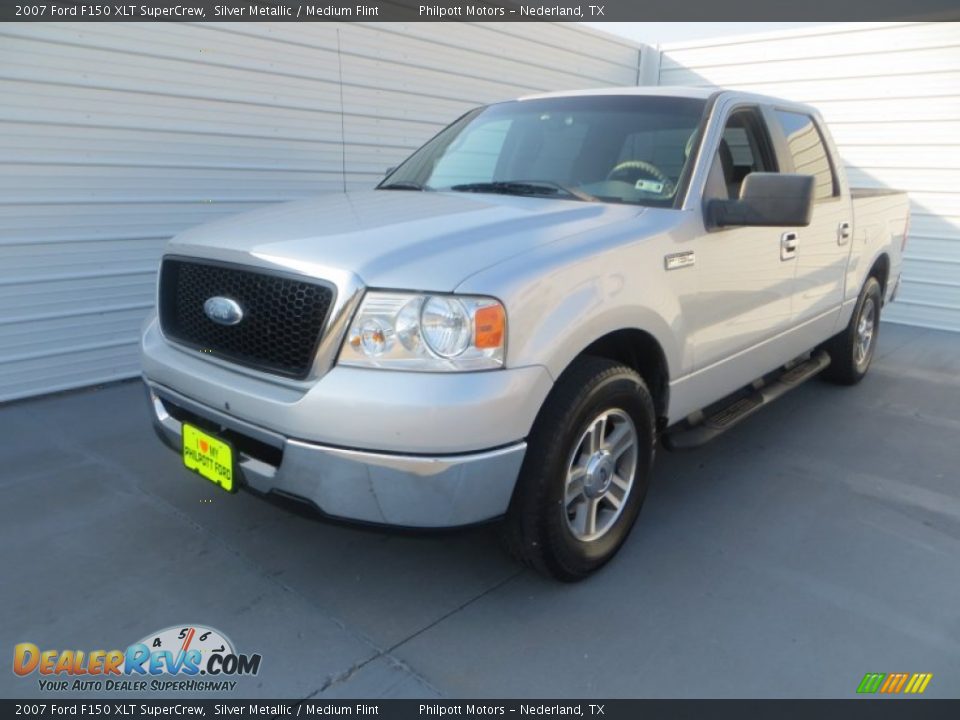 2007 Ford F150 XLT SuperCrew Silver Metallic / Medium Flint Photo #7