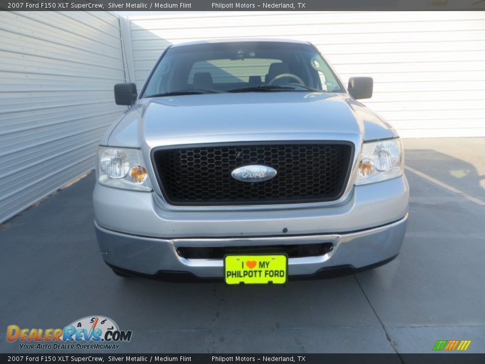 2007 Ford F150 XLT SuperCrew Silver Metallic / Medium Flint Photo #8