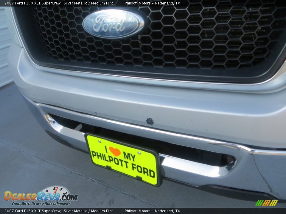 2007 Ford F150 XLT SuperCrew Silver Metallic / Medium Flint Photo #9