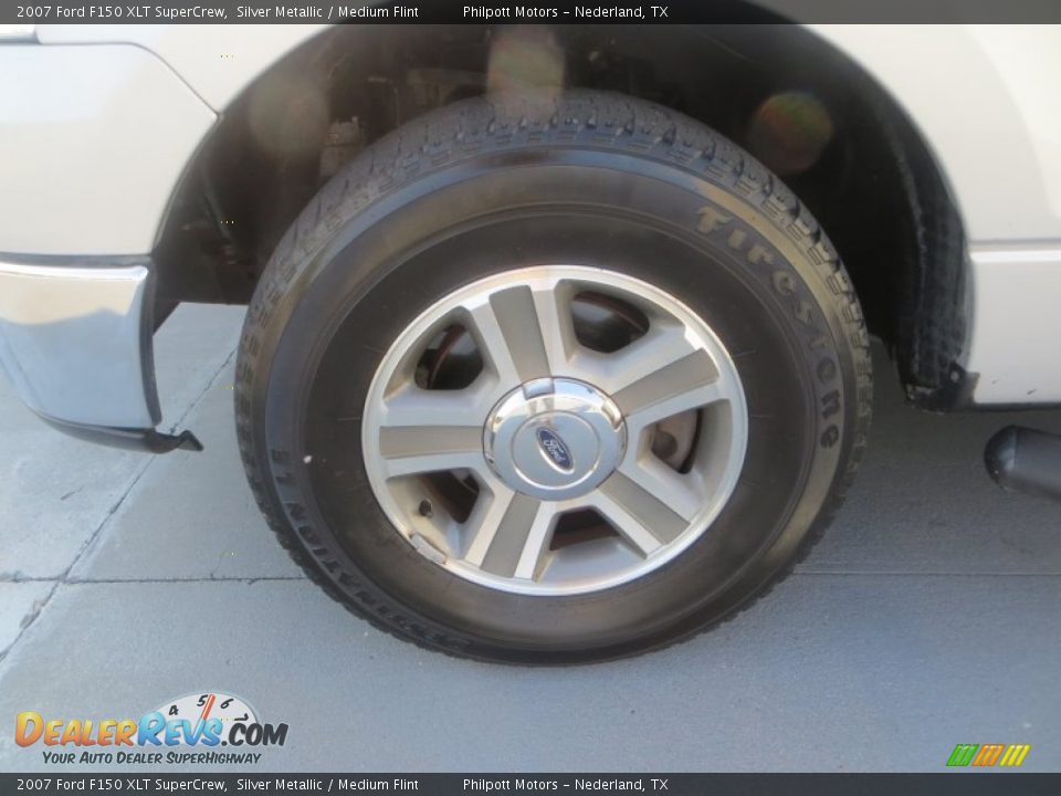 2007 Ford F150 XLT SuperCrew Silver Metallic / Medium Flint Photo #11
