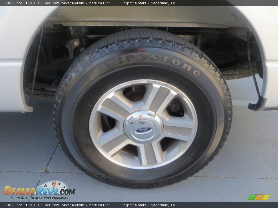 2007 Ford F150 XLT SuperCrew Silver Metallic / Medium Flint Photo #12