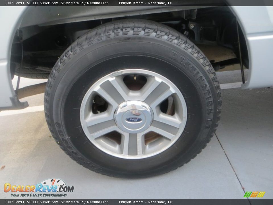 2007 Ford F150 XLT SuperCrew Silver Metallic / Medium Flint Photo #13