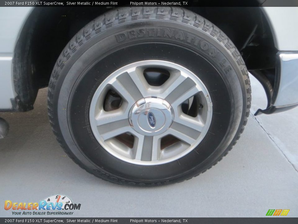 2007 Ford F150 XLT SuperCrew Silver Metallic / Medium Flint Photo #14