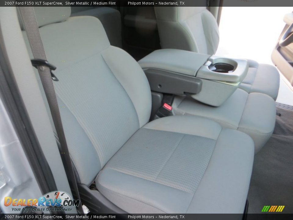 2007 Ford F150 XLT SuperCrew Silver Metallic / Medium Flint Photo #27
