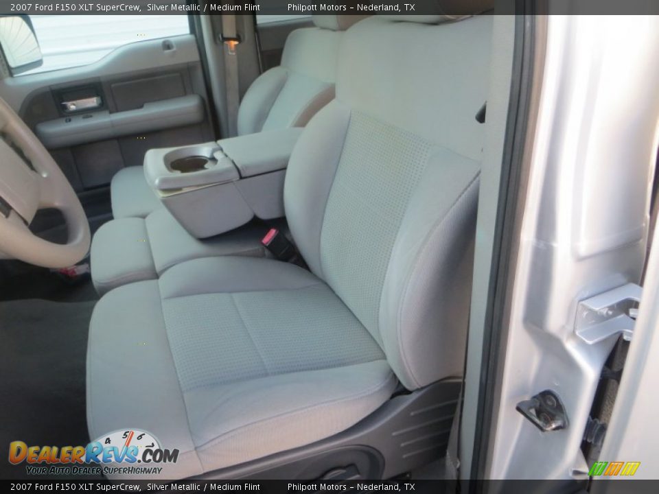 2007 Ford F150 XLT SuperCrew Silver Metallic / Medium Flint Photo #34