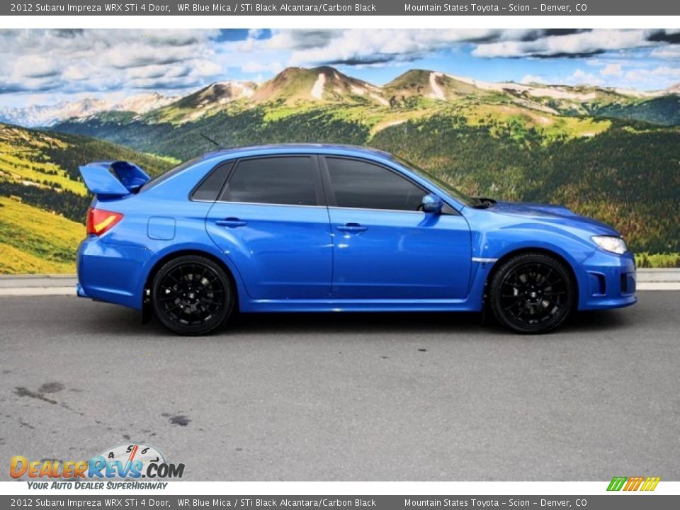 WR Blue Mica 2012 Subaru Impreza WRX STi 4 Door Photo #2