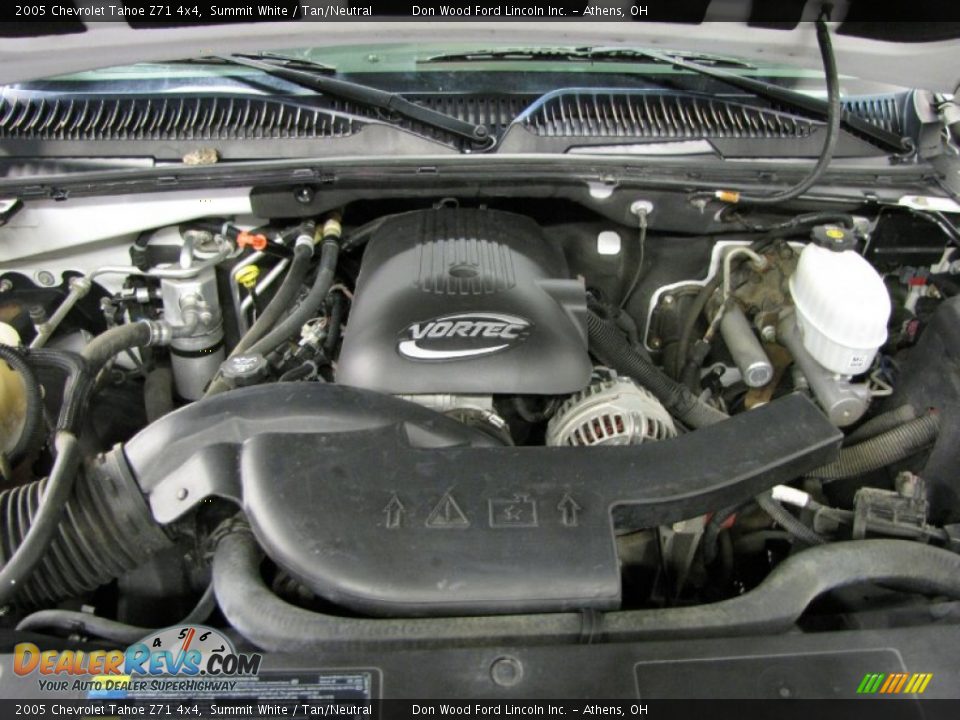 2005 Chevrolet Tahoe Z71 4x4 Summit White / Tan/Neutral Photo #6