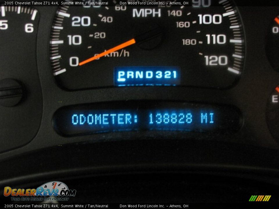 2005 Chevrolet Tahoe Z71 4x4 Summit White / Tan/Neutral Photo #21