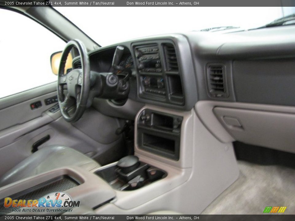 2005 Chevrolet Tahoe Z71 4x4 Summit White / Tan/Neutral Photo #22