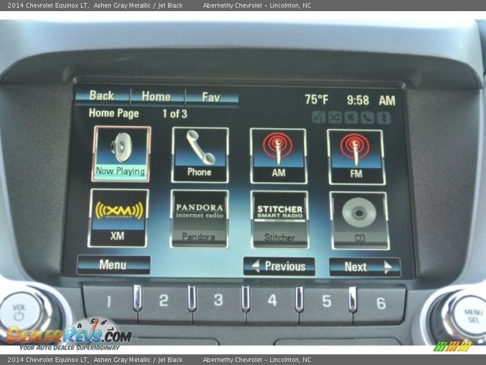 2014 Chevrolet Equinox LT Ashen Gray Metallic / Jet Black Photo #12