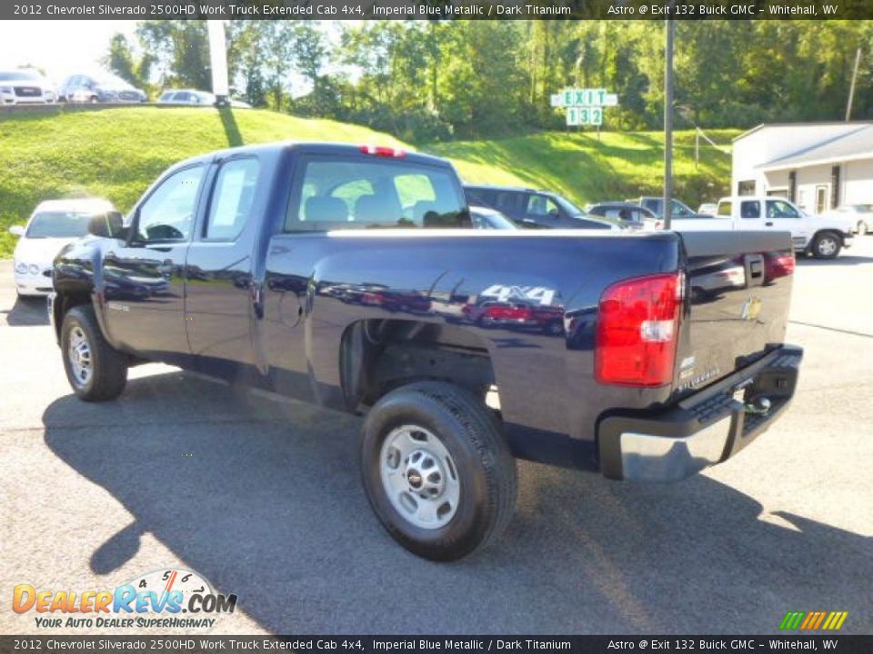 2012 Chevrolet Silverado 2500HD Work Truck Extended Cab 4x4 Imperial Blue Metallic / Dark Titanium Photo #5