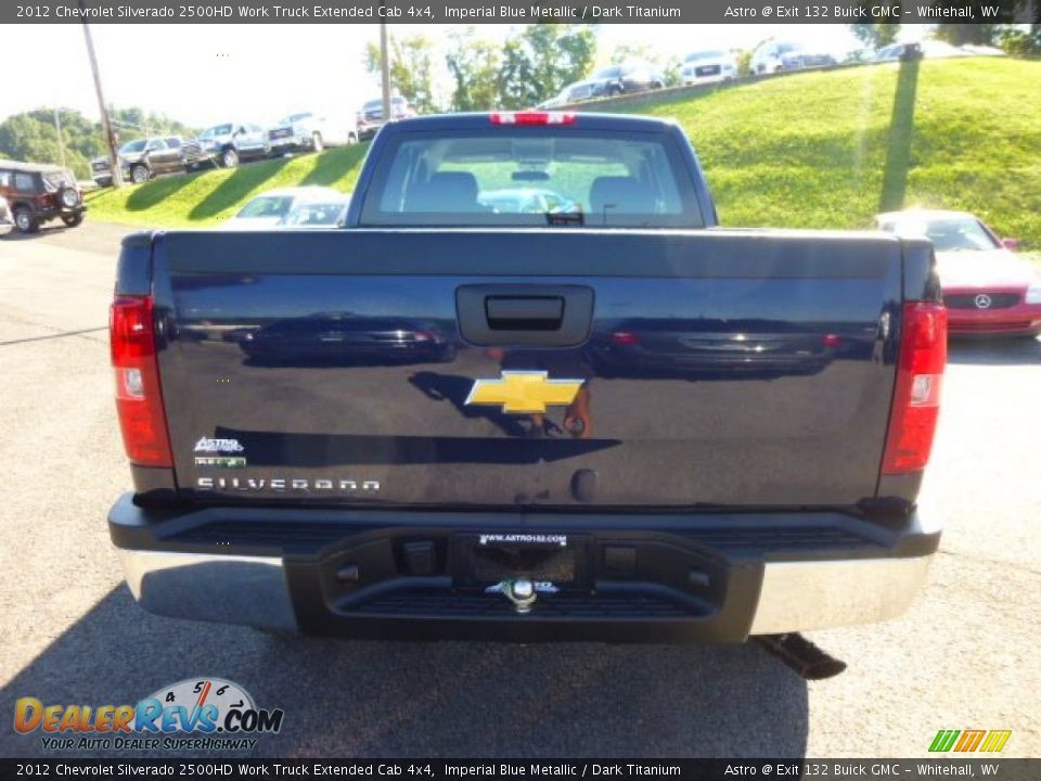 2012 Chevrolet Silverado 2500HD Work Truck Extended Cab 4x4 Imperial Blue Metallic / Dark Titanium Photo #6