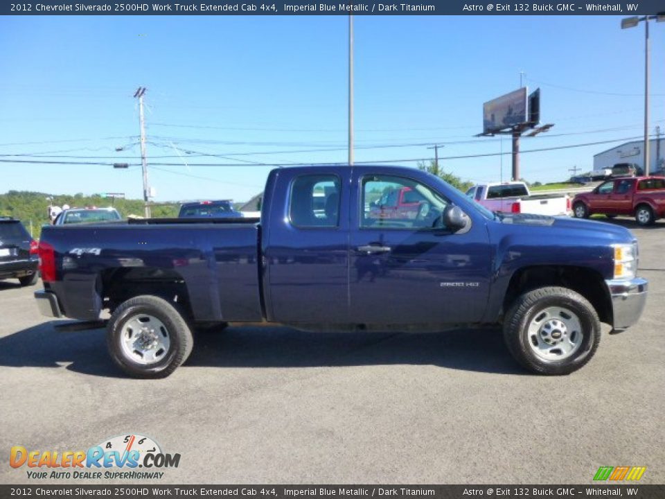 2012 Chevrolet Silverado 2500HD Work Truck Extended Cab 4x4 Imperial Blue Metallic / Dark Titanium Photo #8