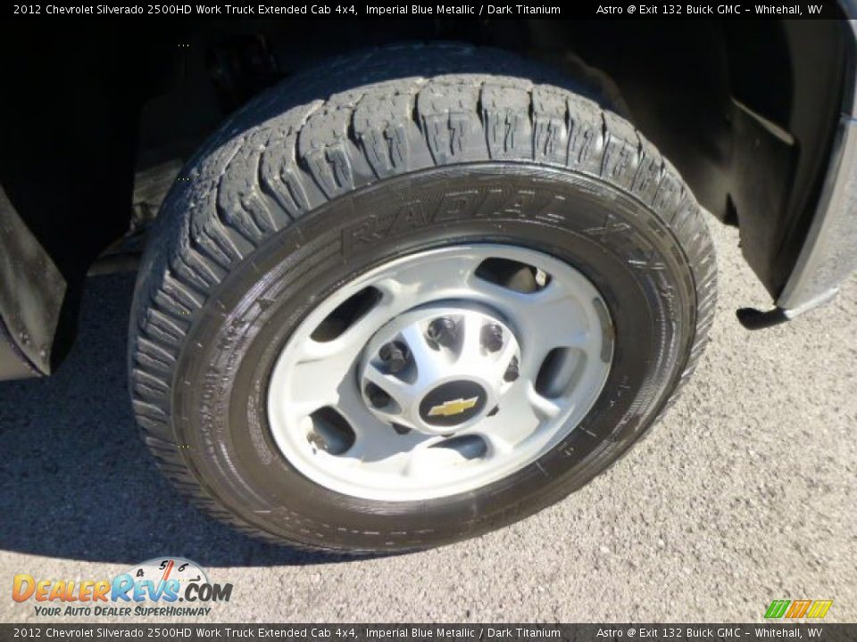 2012 Chevrolet Silverado 2500HD Work Truck Extended Cab 4x4 Imperial Blue Metallic / Dark Titanium Photo #9