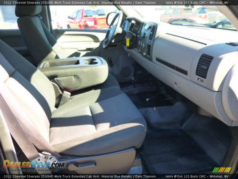 2012 Chevrolet Silverado 2500HD Work Truck Extended Cab 4x4 Imperial Blue Metallic / Dark Titanium Photo #10