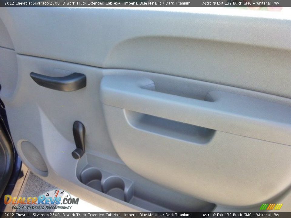 2012 Chevrolet Silverado 2500HD Work Truck Extended Cab 4x4 Imperial Blue Metallic / Dark Titanium Photo #11