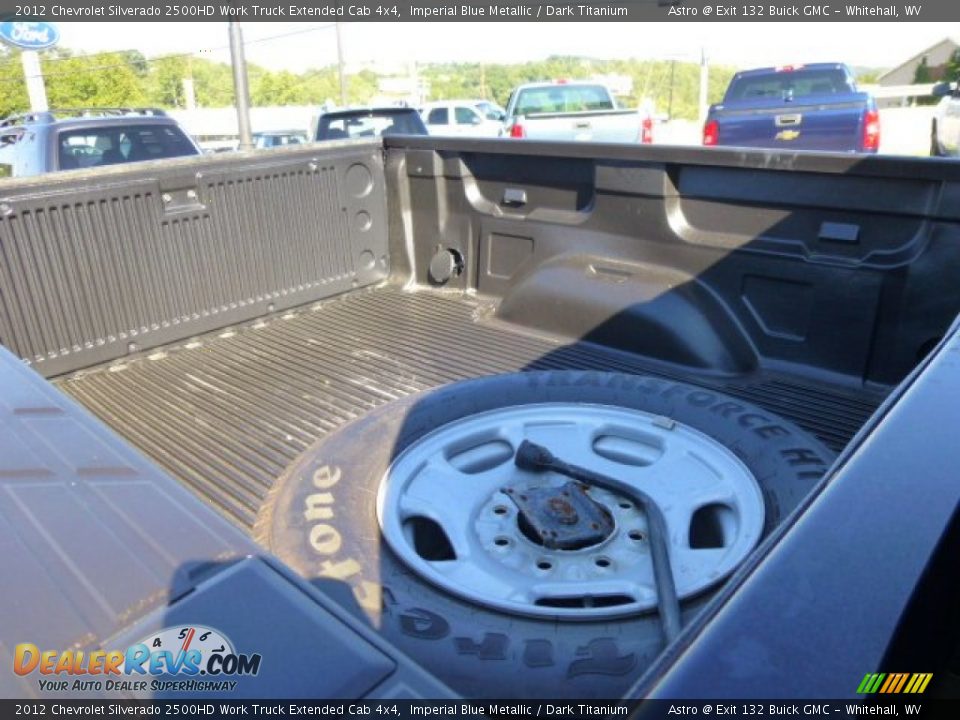 2012 Chevrolet Silverado 2500HD Work Truck Extended Cab 4x4 Imperial Blue Metallic / Dark Titanium Photo #13