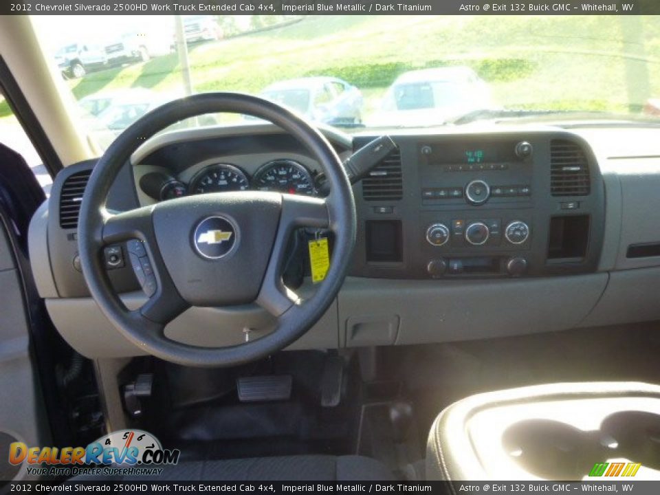 2012 Chevrolet Silverado 2500HD Work Truck Extended Cab 4x4 Imperial Blue Metallic / Dark Titanium Photo #15