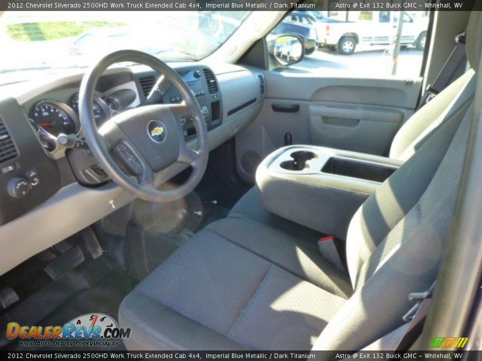 2012 Chevrolet Silverado 2500HD Work Truck Extended Cab 4x4 Imperial Blue Metallic / Dark Titanium Photo #17
