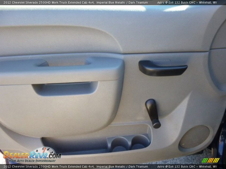 2012 Chevrolet Silverado 2500HD Work Truck Extended Cab 4x4 Imperial Blue Metallic / Dark Titanium Photo #18