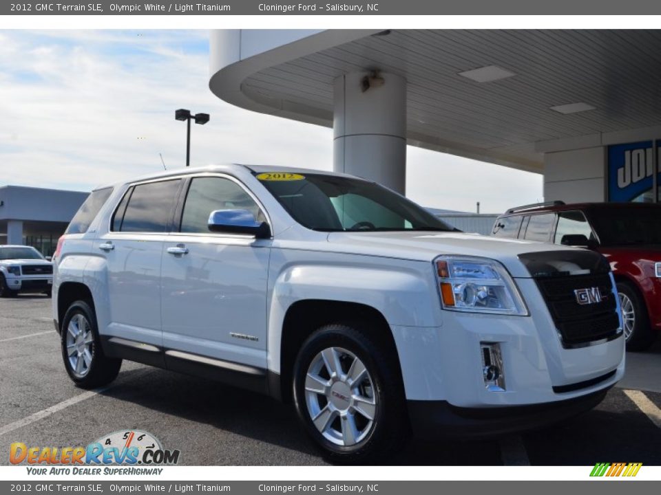 2012 GMC Terrain SLE Olympic White / Light Titanium Photo #1