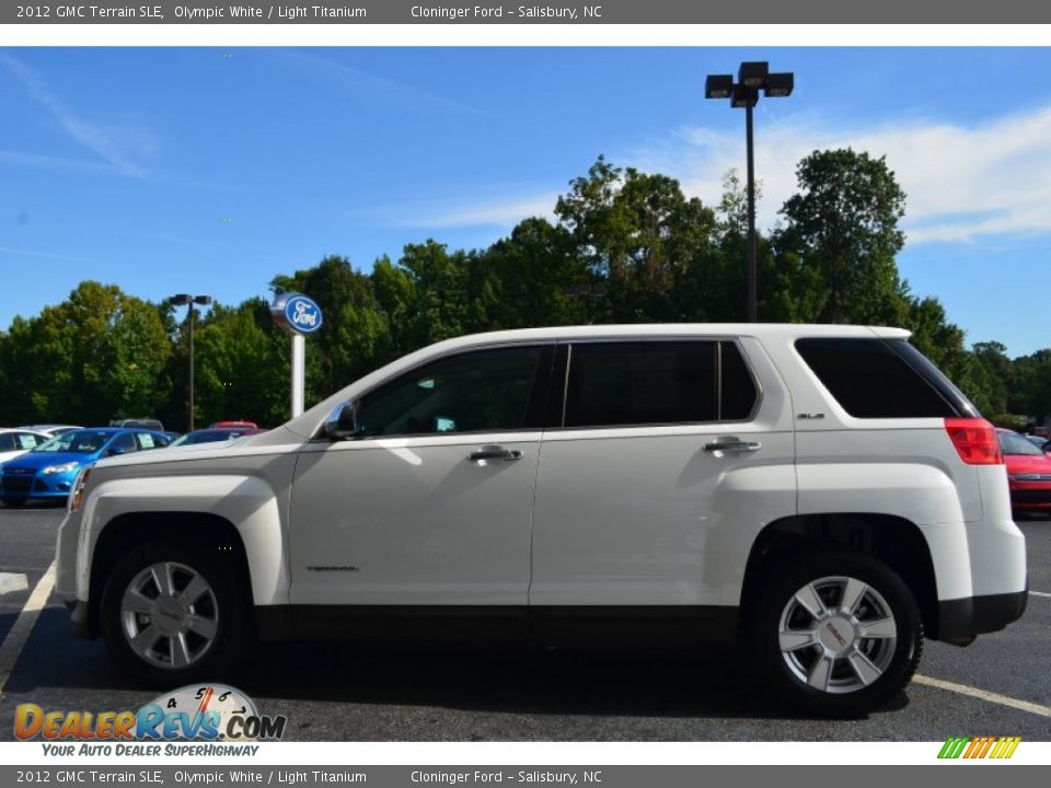 2012 GMC Terrain SLE Olympic White / Light Titanium Photo #5