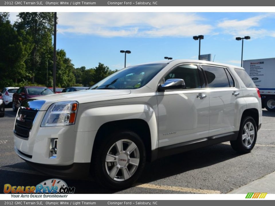 2012 GMC Terrain SLE Olympic White / Light Titanium Photo #6