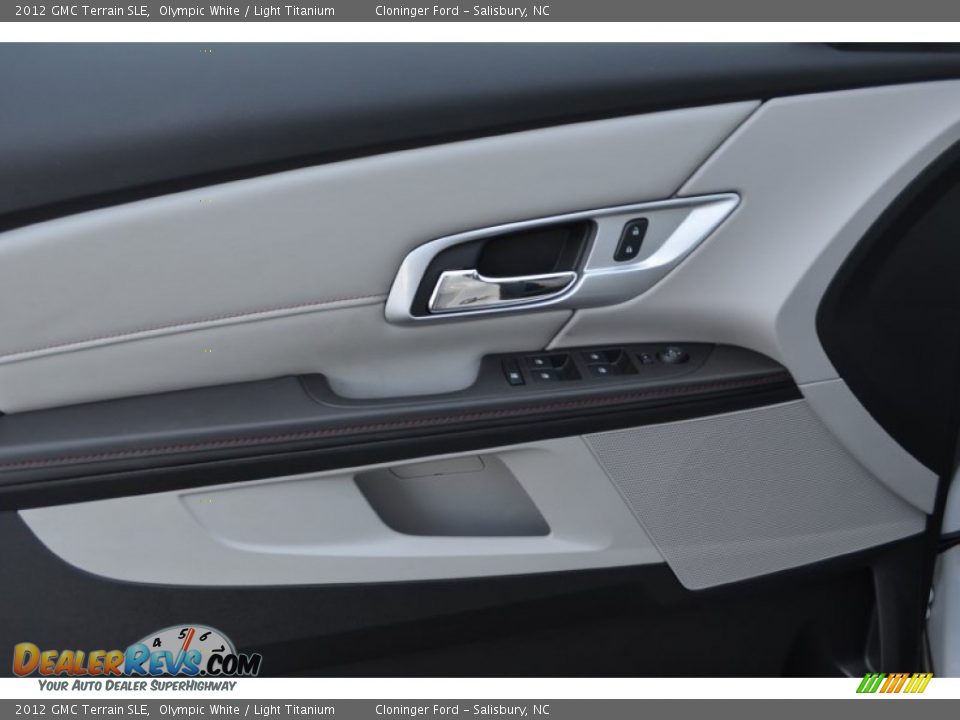 2012 GMC Terrain SLE Olympic White / Light Titanium Photo #8