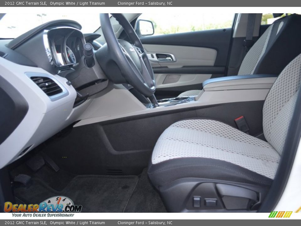 2012 GMC Terrain SLE Olympic White / Light Titanium Photo #9