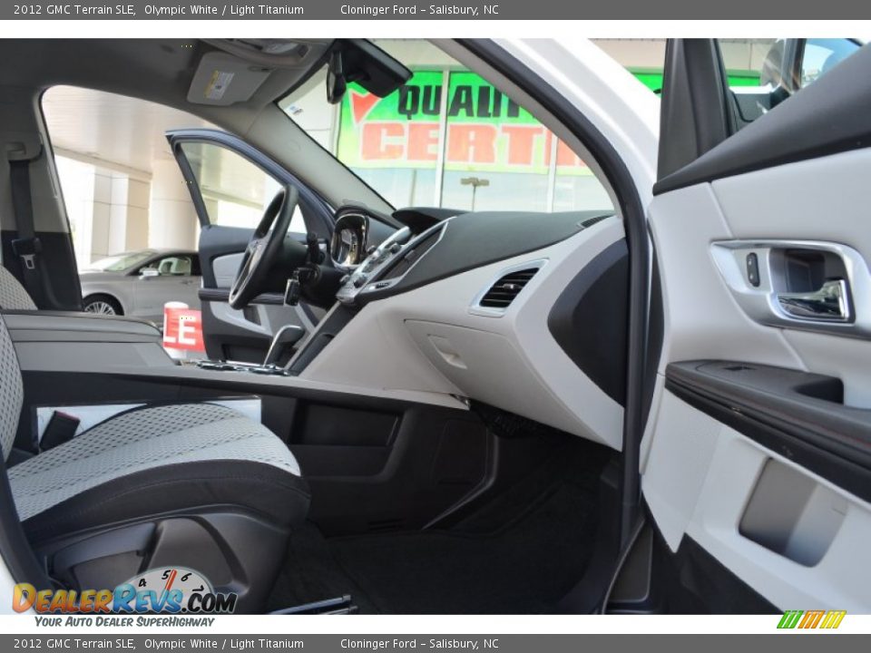2012 GMC Terrain SLE Olympic White / Light Titanium Photo #14