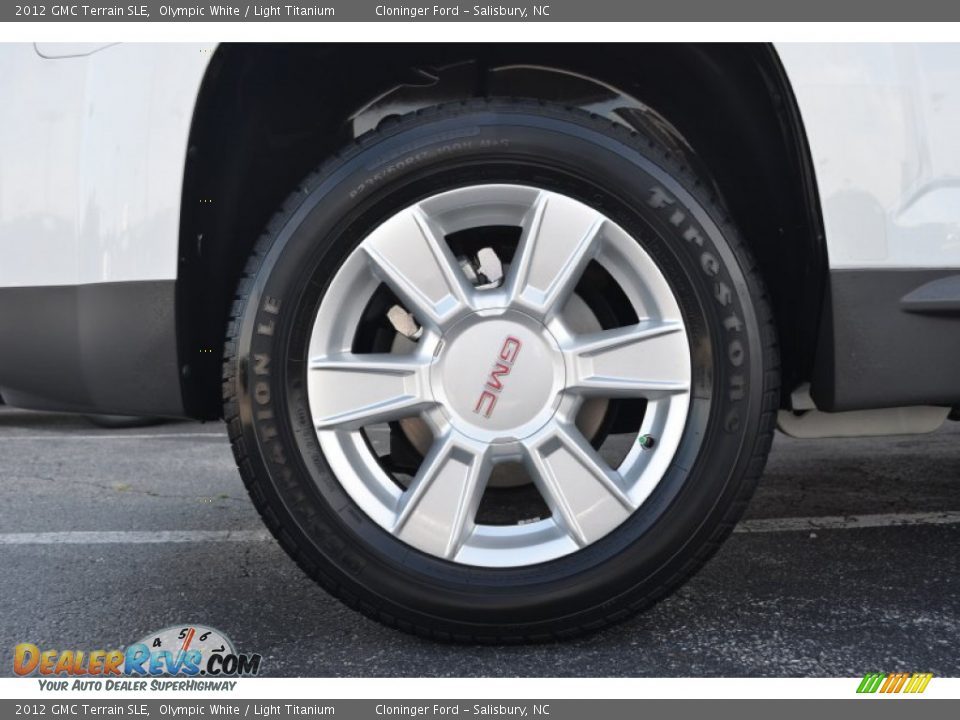 2012 GMC Terrain SLE Olympic White / Light Titanium Photo #15