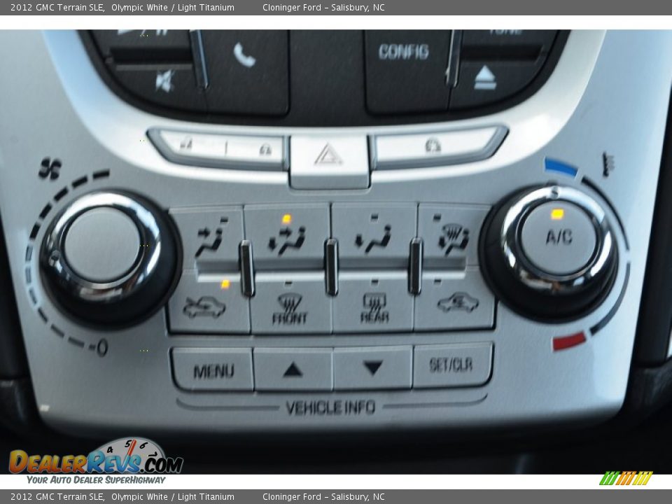 2012 GMC Terrain SLE Olympic White / Light Titanium Photo #18