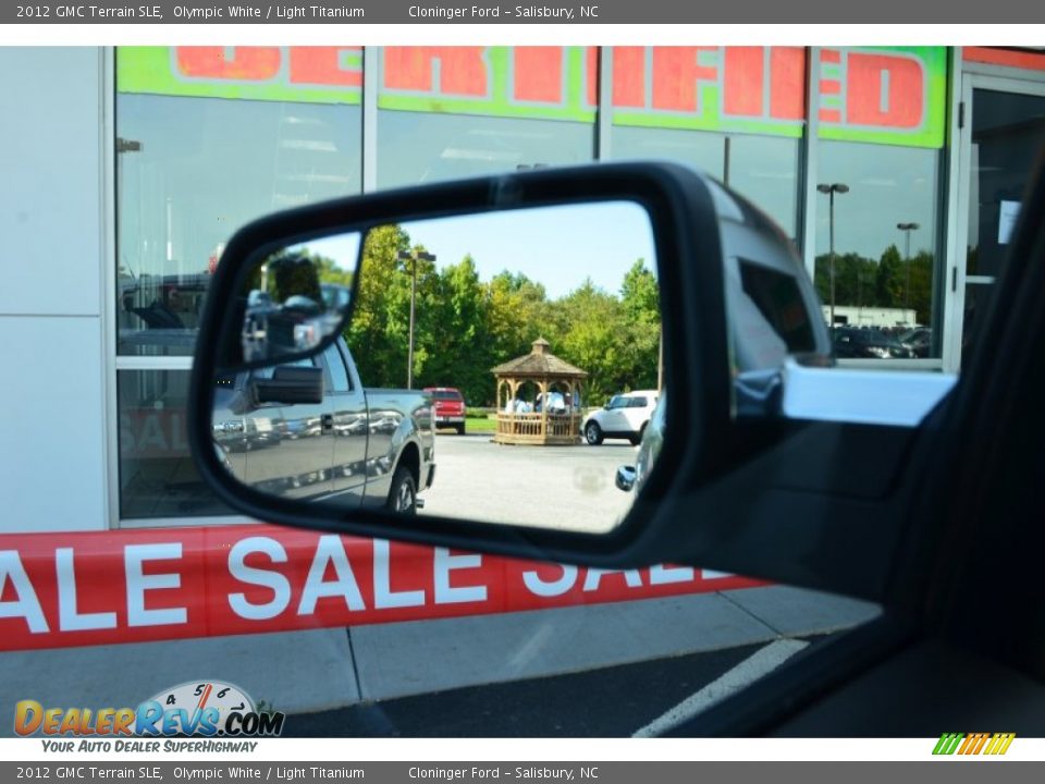 2012 GMC Terrain SLE Olympic White / Light Titanium Photo #22
