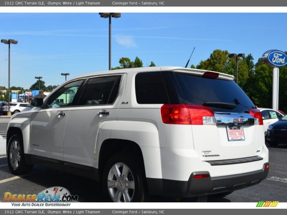 2012 GMC Terrain SLE Olympic White / Light Titanium Photo #24