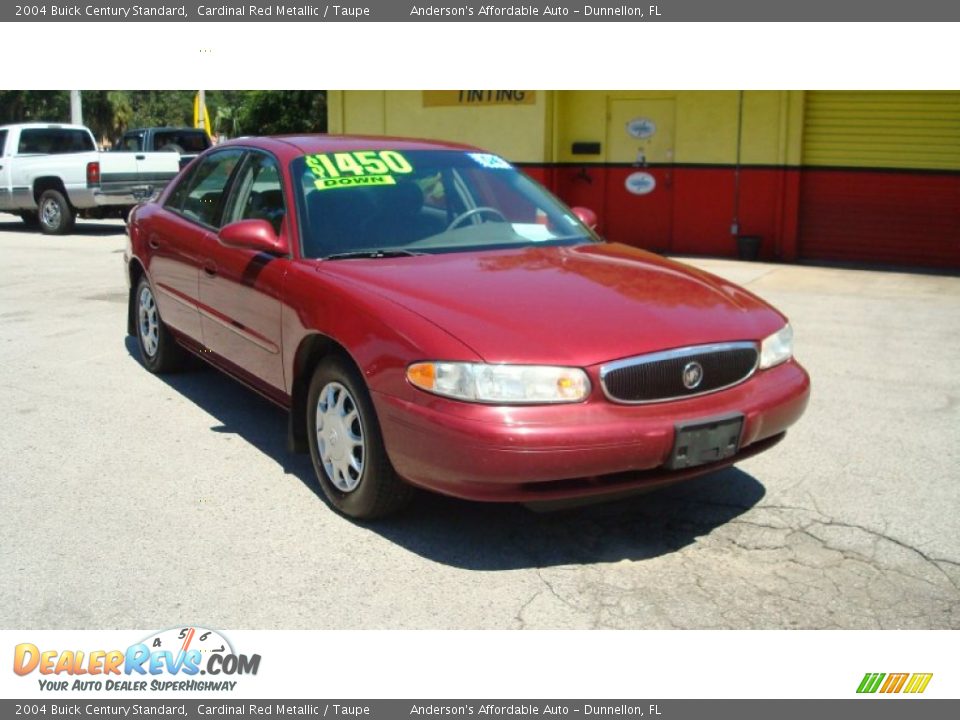 2004 Buick Century Standard Cardinal Red Metallic / Taupe Photo #1