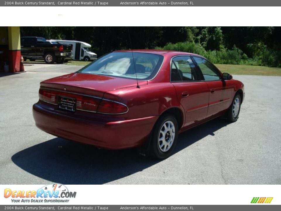 2004 Buick Century Standard Cardinal Red Metallic / Taupe Photo #3