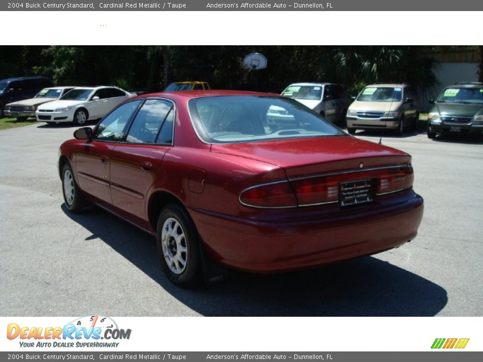 2004 Buick Century Standard Cardinal Red Metallic / Taupe Photo #5