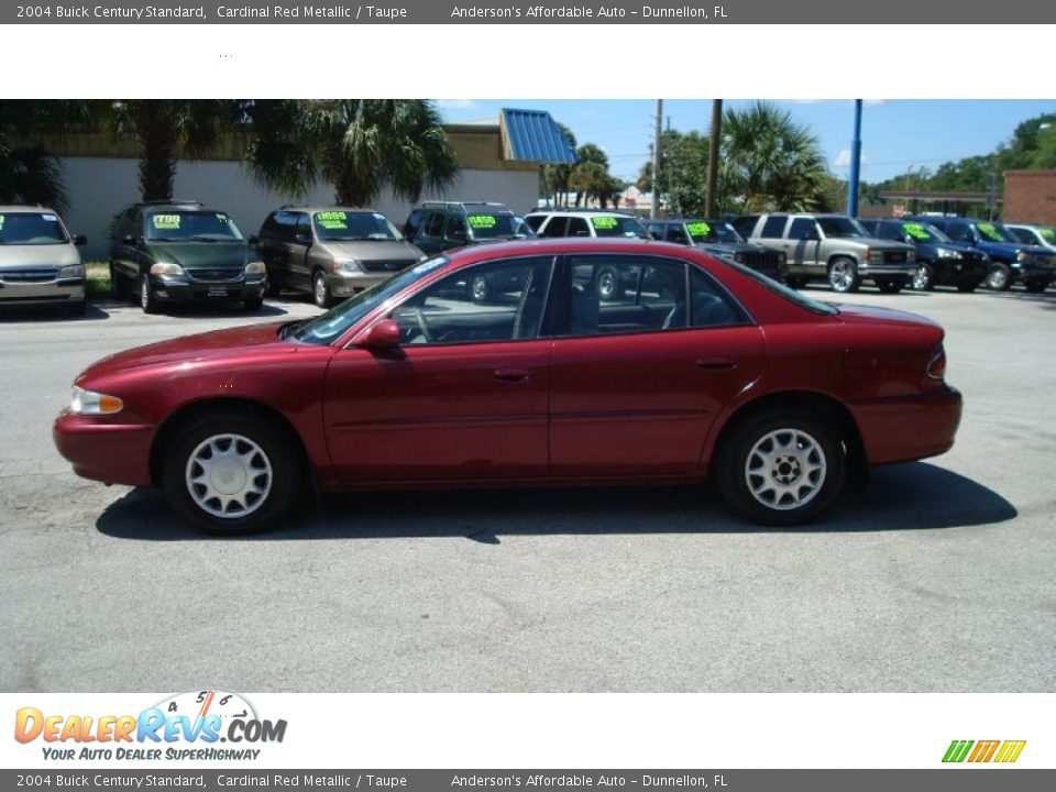 2004 Buick Century Standard Cardinal Red Metallic / Taupe Photo #6