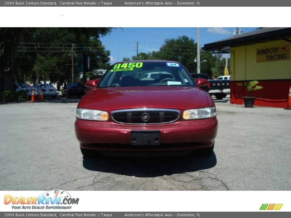 2004 Buick Century Standard Cardinal Red Metallic / Taupe Photo #8