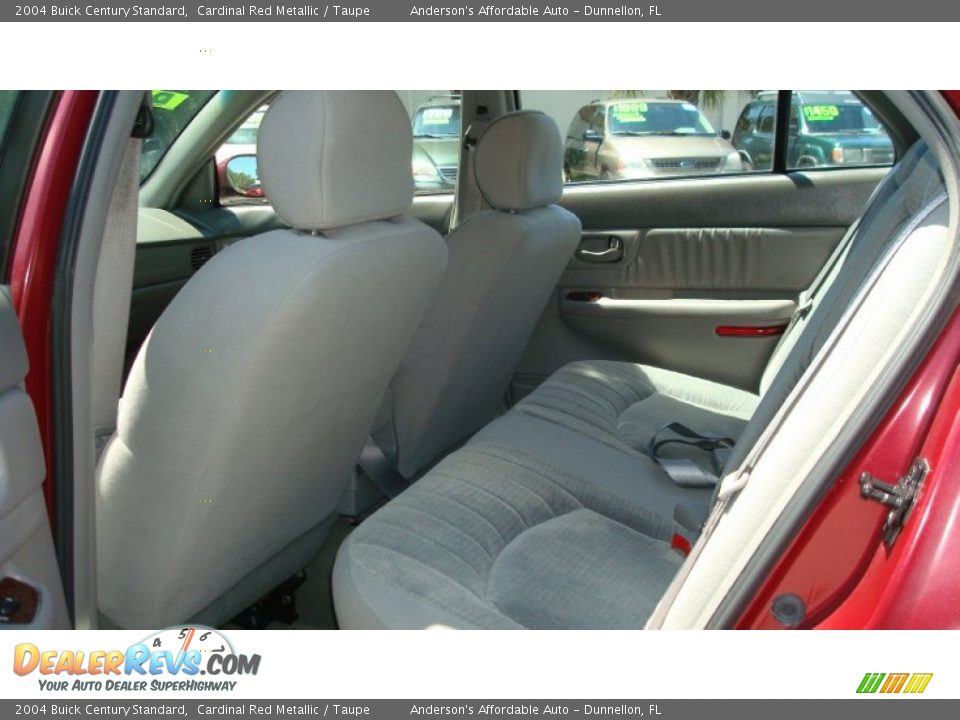 2004 Buick Century Standard Cardinal Red Metallic / Taupe Photo #13