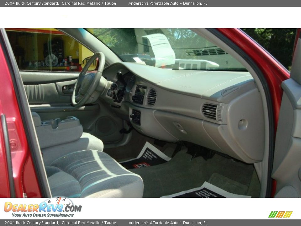 2004 Buick Century Standard Cardinal Red Metallic / Taupe Photo #14