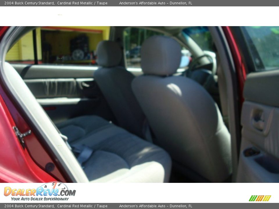 2004 Buick Century Standard Cardinal Red Metallic / Taupe Photo #15