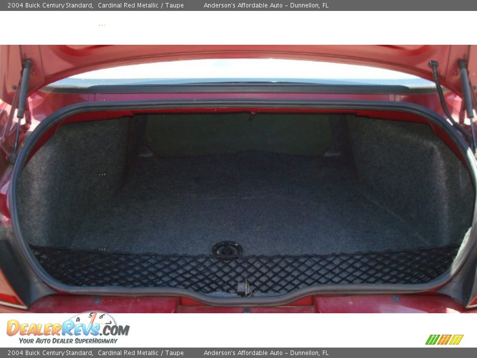 2004 Buick Century Standard Cardinal Red Metallic / Taupe Photo #16