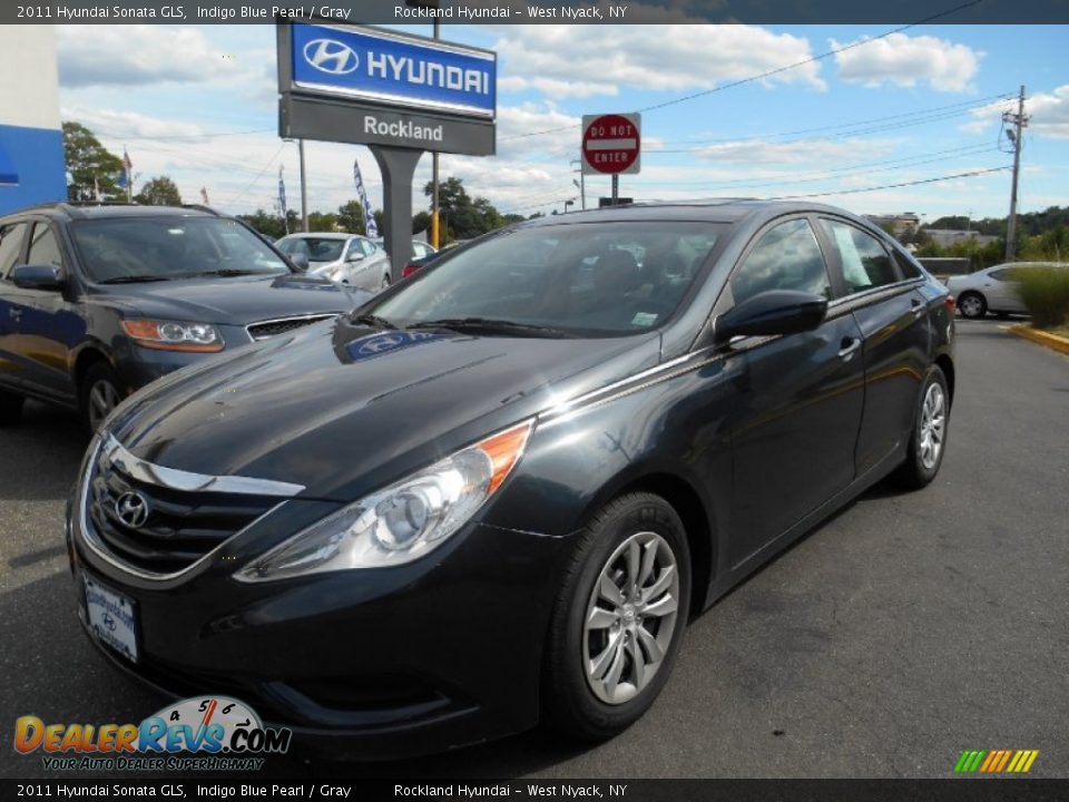 2011 Hyundai Sonata GLS Indigo Blue Pearl / Gray Photo #1