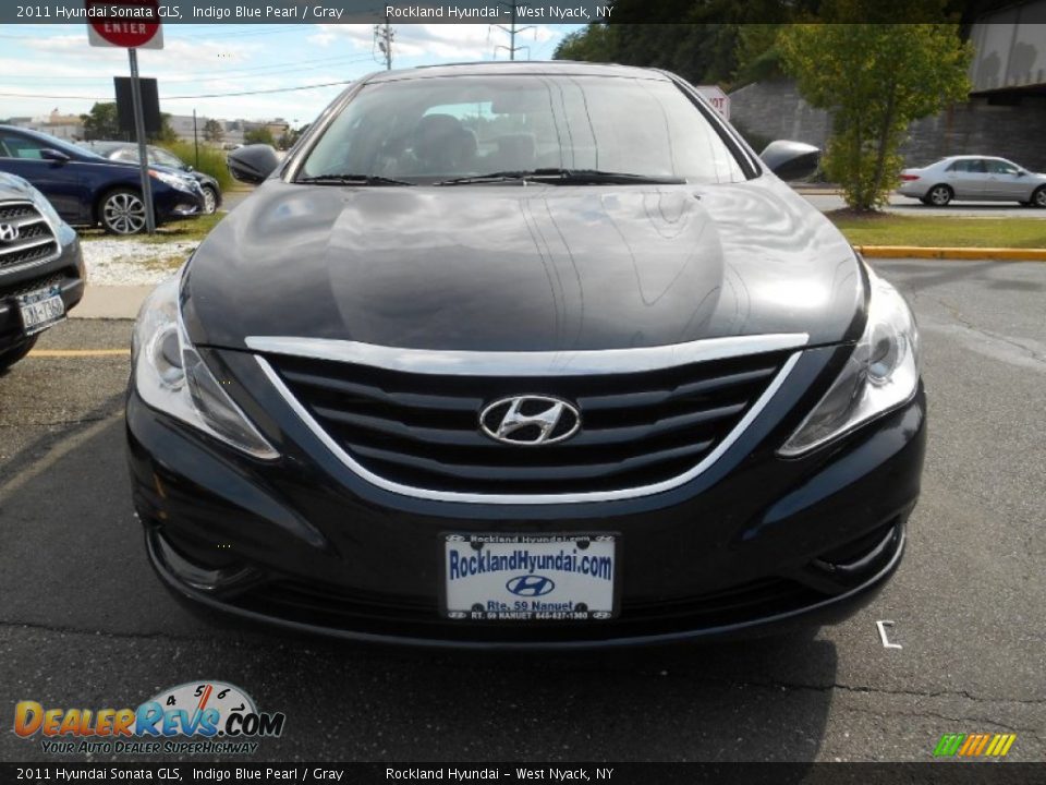 2011 Hyundai Sonata GLS Indigo Blue Pearl / Gray Photo #2
