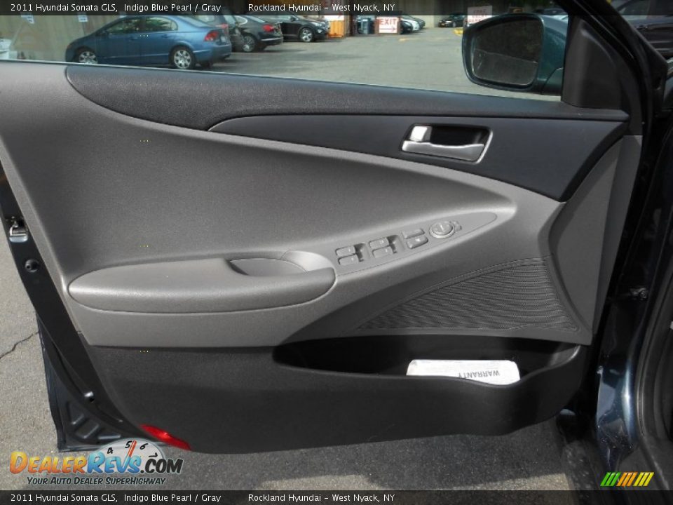 2011 Hyundai Sonata GLS Indigo Blue Pearl / Gray Photo #7