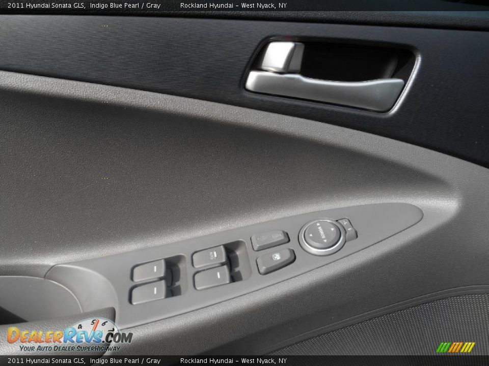 2011 Hyundai Sonata GLS Indigo Blue Pearl / Gray Photo #8