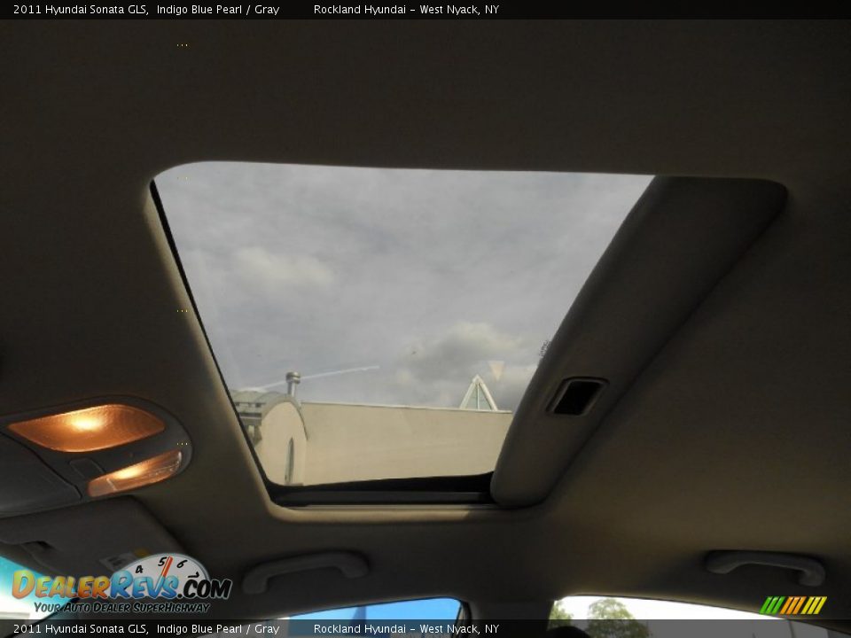 2011 Hyundai Sonata GLS Indigo Blue Pearl / Gray Photo #11