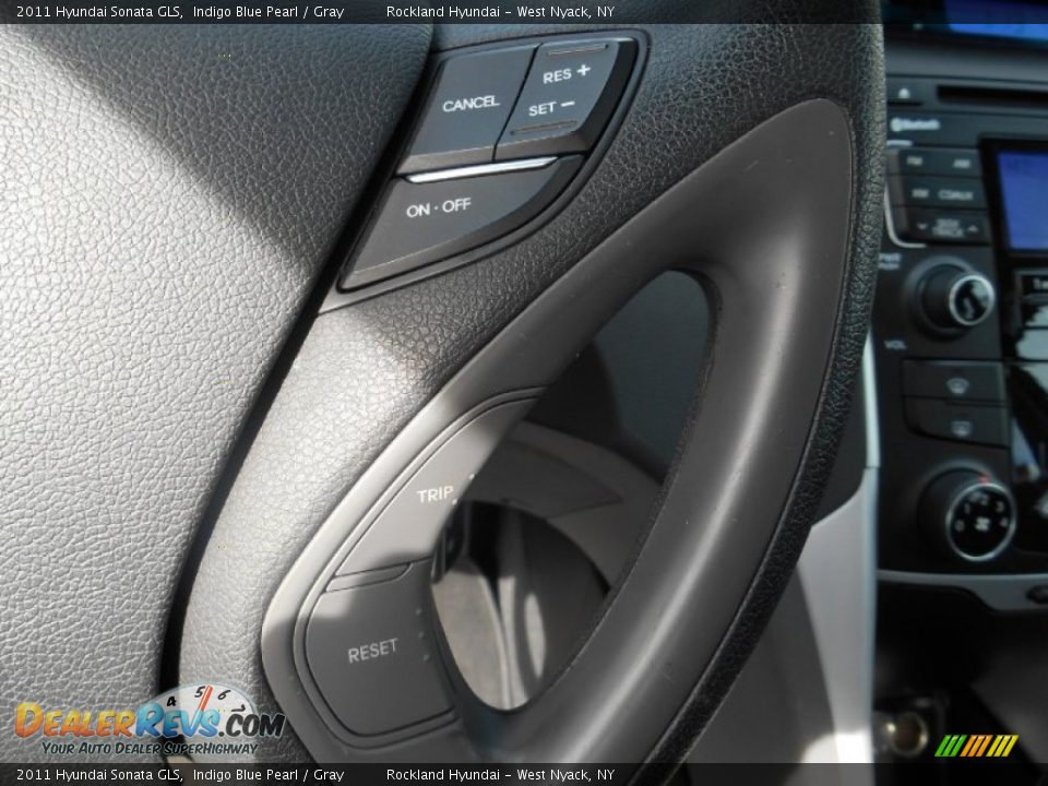 2011 Hyundai Sonata GLS Indigo Blue Pearl / Gray Photo #15