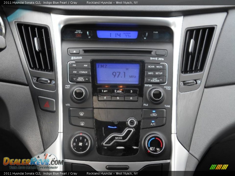 2011 Hyundai Sonata GLS Indigo Blue Pearl / Gray Photo #17